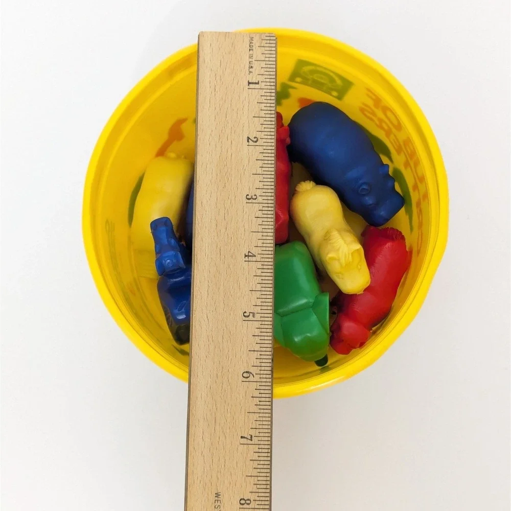 Vintage 1987 Discovery Toys Tub Of Critters 9 Zoo Farm Animals West Germany